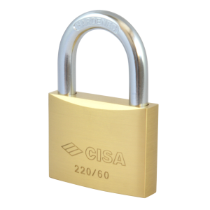 CISA 22010 KD Open Shackle Brass Padlock - 60mm KD Boxed