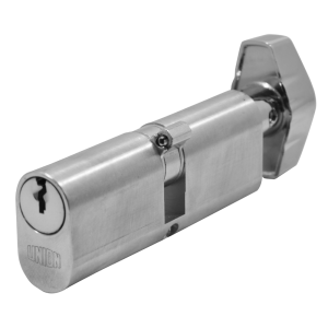 UNION 2X13 Oval Key & Turn Cylinder - 85mm 42.5/T42.5 (37.5/10/T37.5) KD SC